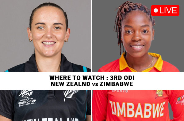 Where to Watch 3rd ODI – New Zealand Women vs Zimbabwe Women? Live Streaming Details