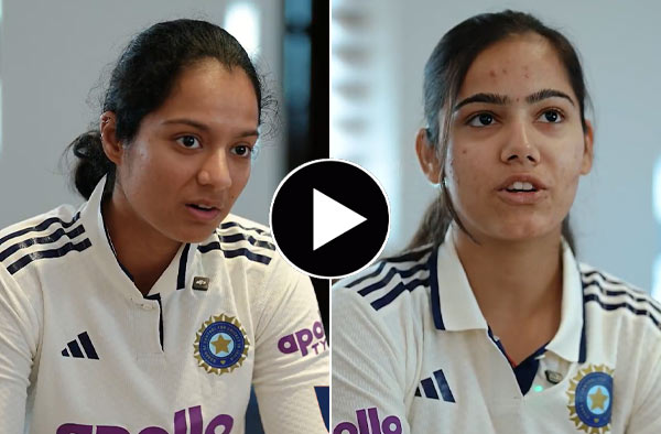 Pratika Rawal, Vaishnavi Sharma Share Their Excitement About Playing Test Cricket