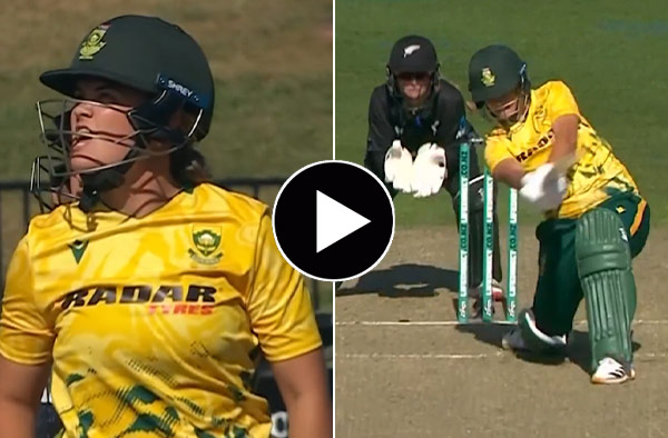 Watch Video: Kayla Reyneke Hits Hat-Trick of Sixes vs New Zealand in 2nd T20I