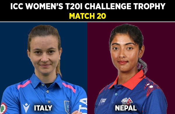 Match 20: Italy Women vs Nepal Women – Squads, Preview and Live Streaming Details