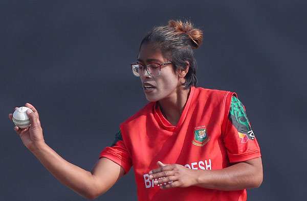 Fahima Khatun of Bangladesh during the ICC Women´s T20 World Cup 2026 Qualifier