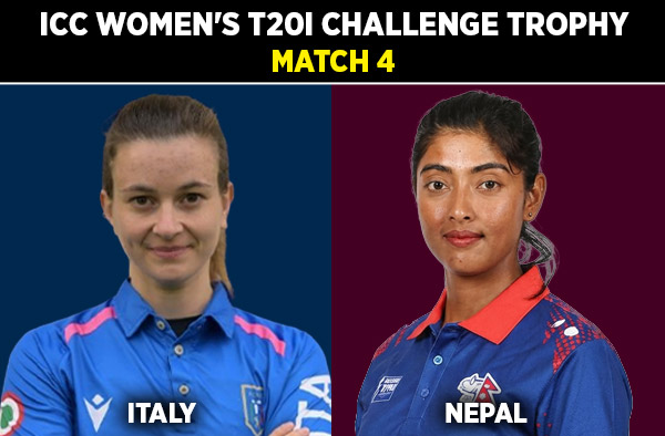 Match 4: Italy Women vs Nepal Women - Squads, Preview and Live Streaming Details