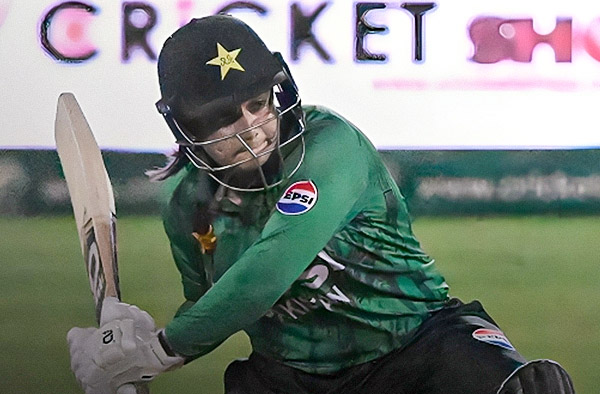 Fatima Sana: 38 balls vs South Africa, Durban. PC: PCB
