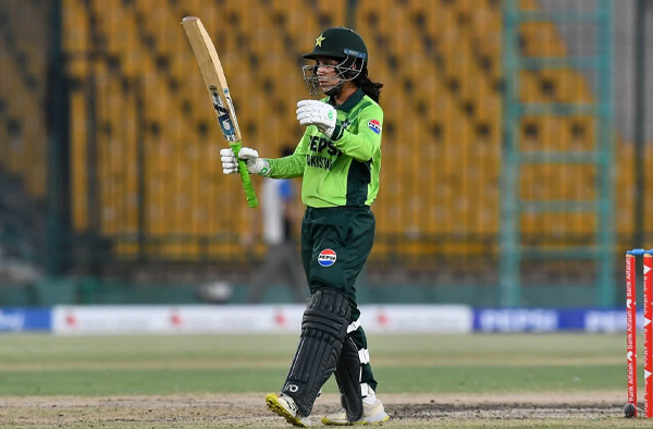 Sadaf Shamas' 98 and Najiha Alvi's 56 Power Pakistan to 168-Run Win vs Zimbabwe. PC: PCB