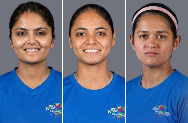 Sayali Satghare, Saima Thakor and Humaira Kazi Named Mumbai Women's T20 League Icons. PC: T20 Mumbai
