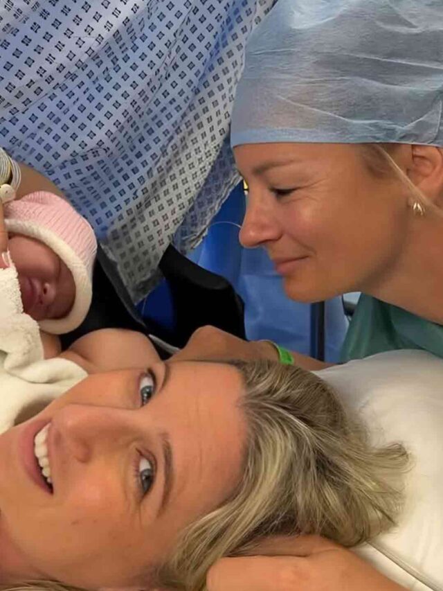 See Pictures: Danni Wyatt-Hodge Shares Adorable Moments With Newborn Baby Girl