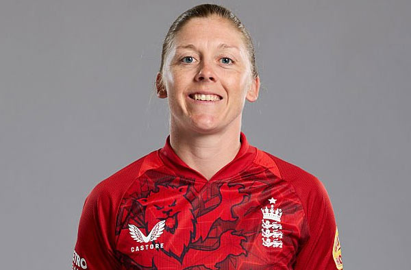 Heather Knight for England; PC: Getty