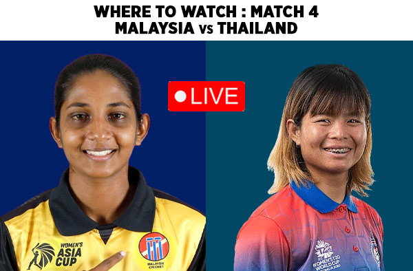 Where to Watch Match 3 - Malaysia Women vs Thailand Women: Live Streaming Guide