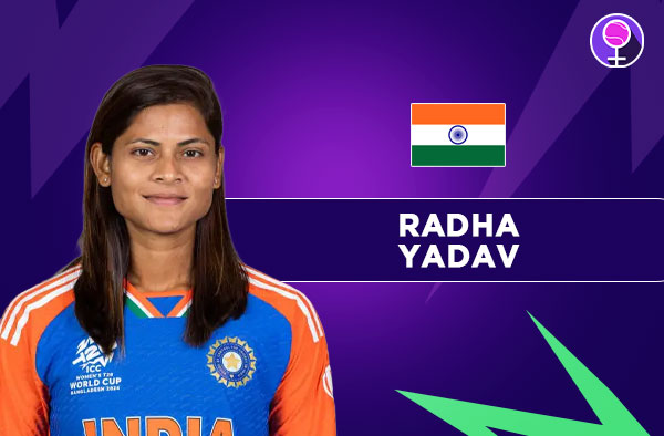 Who Is Radha Yadav? India Career Stats, Records and Milestones