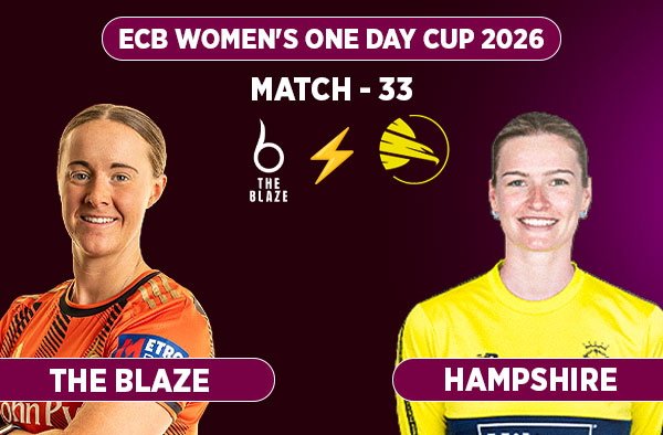 Match 33: The Blaze Women vs Hampshire Women – Squads, Preview and Live Streaming Details
