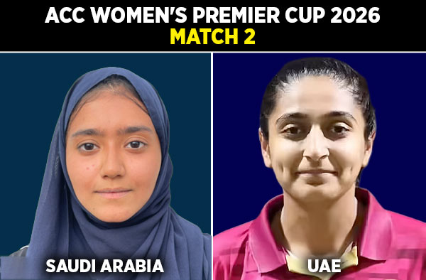 Match 2: United Arab Emirates Women vs Saudi Arabia Women - Squads, Preview and Live Streaming Details