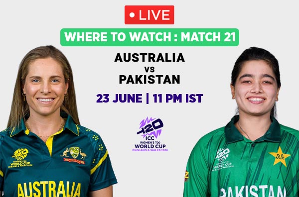 Where to Watch Match 21 – Australia Women vs Pakistan Women? Live Streaming Details