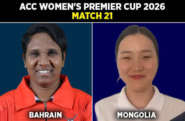 Match 21: Bahrain Women vs Mongolia Women - Squads, Preview and Live Streaming Details