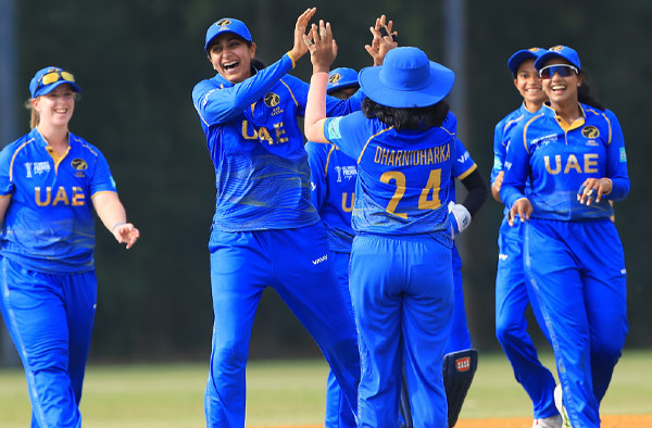 Captain Esha Oza's 92 and 3-Fer Lead UAE Women to 149-Run Win Over Philippines