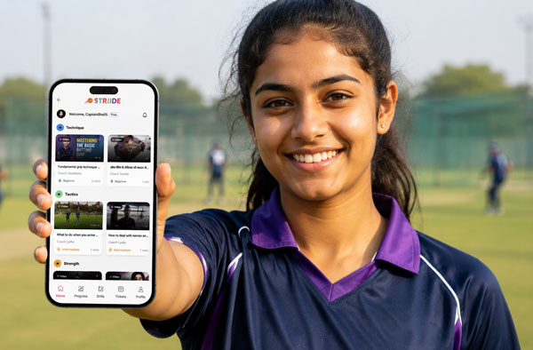 How Striide Is Helping Young Girls Learn Cricket From Their Smartphones?
