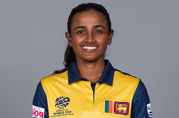 Harshitha Samarawickrama for Sri Lanka; PC: Getty