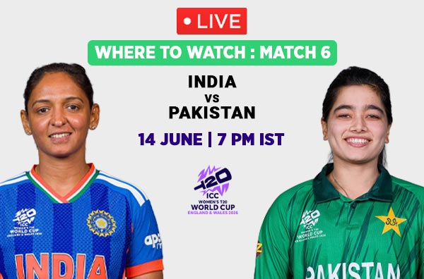 Where to Watch Match 6 – India Women vs Pakistan Women? Live Streaming Details