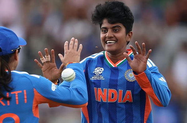 N Sree Charani Becomes World No. 1 Women's T20I Bowler in Latest ICC Rankings Update