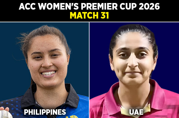 Match 31: Philippines Women vs United Arab Emirates Women - Squads, Preview and Live Streaming Details