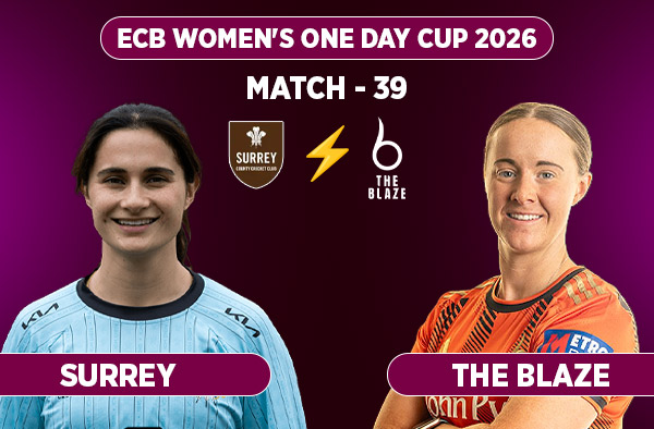 Match 39: Surrey Women vs The Blaze Women - Squads, Preview and Live Streaming Details
