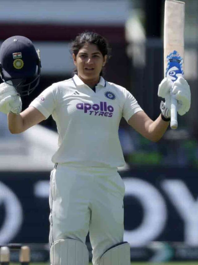 In Pictures: Yastika Bhatia Hitts Century to Make Lord’s History, India Tighten Grip on Lord’s Test