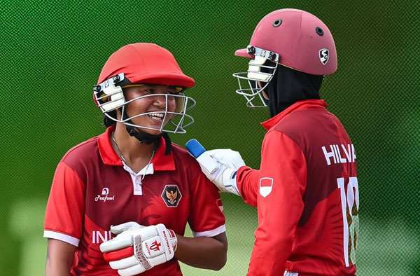 NI Kadek Dwi Aprillia Putri and Novita Dewi Help Indonesia Women U19 Defeat Bhutan by 7 Wickets