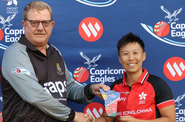 Captain Kary Chan Stars as Hong Kong Beat Tanzania by 16 Runs in Windhoek T20I. PC: Hong Kong / IG
