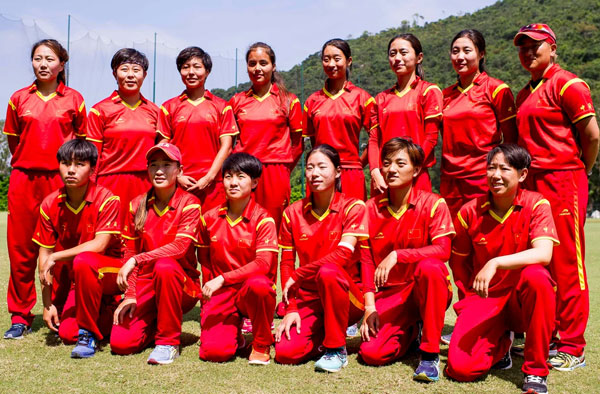 Wang Huiying's 34 Powers China Women to 7-Wicket Win Over Indonesia in Tri-Series. PC: Getty