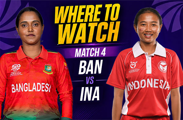 Where to Watch Match 4 – Bangladesh Women vs Indonesia Women? Live Streaming Details