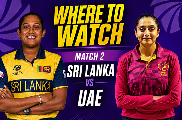 Where to Watch Match 2 – Sri Lanka Women vs United Arab Emirates Women? Live Streaming Details