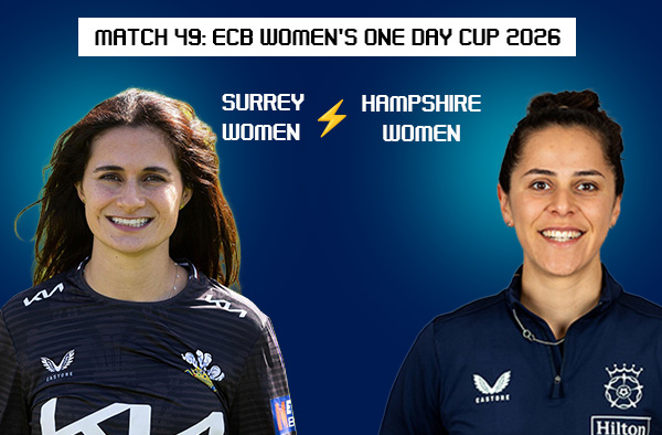 Match 49: Surrey Women vs Hampshire Women – Squads, Players to Watch, Live Streaming, Pitch Report