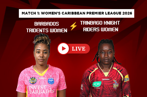 Where to Watch Match 1 – Barbados Tridents Women vs Trinbago Knight Riders Women? Live Streaming Details