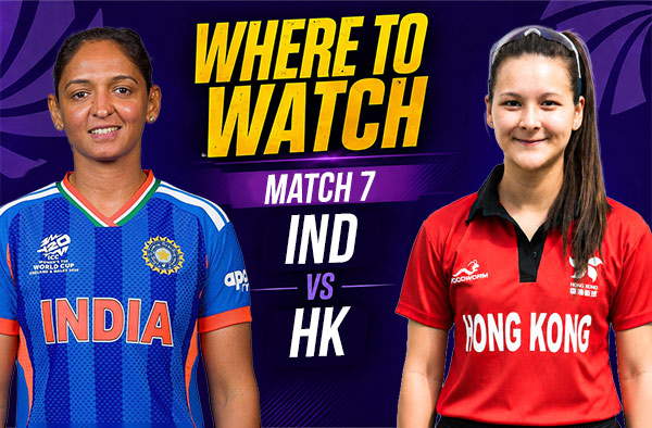 Where to Watch Match 7 – India Women vs Hong Kong Women? Live Streaming Details