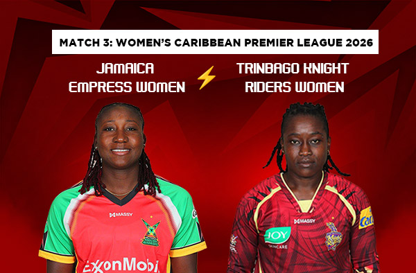 Match 3: Jamaica Empress Women vs Trinbago Knight Riders Women – Squads, Players to Watch, Live Streaming, Pitch Report