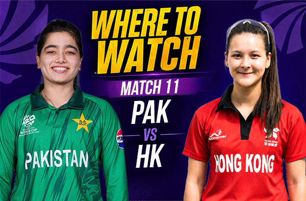 Where to Watch Match 11 – Pakistan Women vs Hong Kong Women? Live Streaming Details
