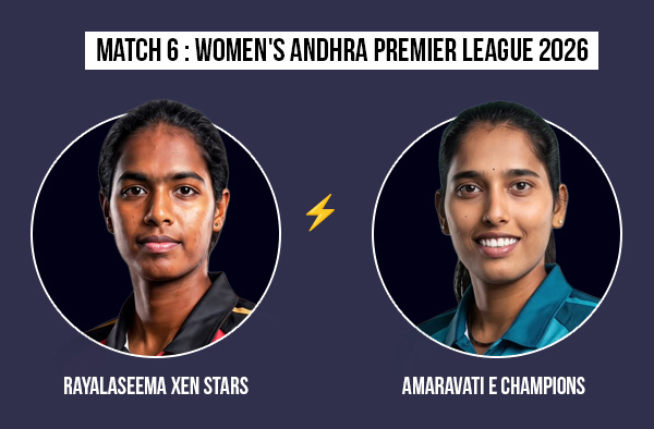 Match 6: Rayalaseema Xen Stars Women vs Amaravati E Champions Women – Squads, Players to Watch, Live Streaming, Pitch Report