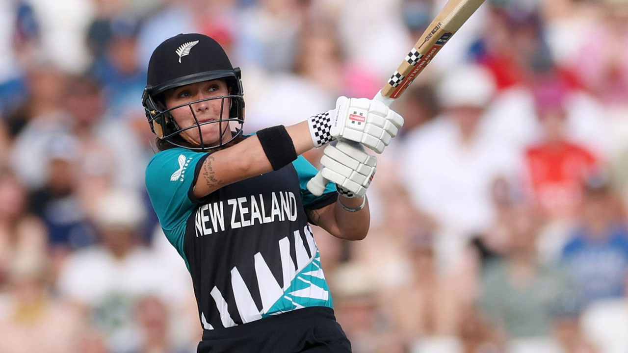 Amelia Kerr Reaches 200 International Appearances for New Zealand. PC: Getty