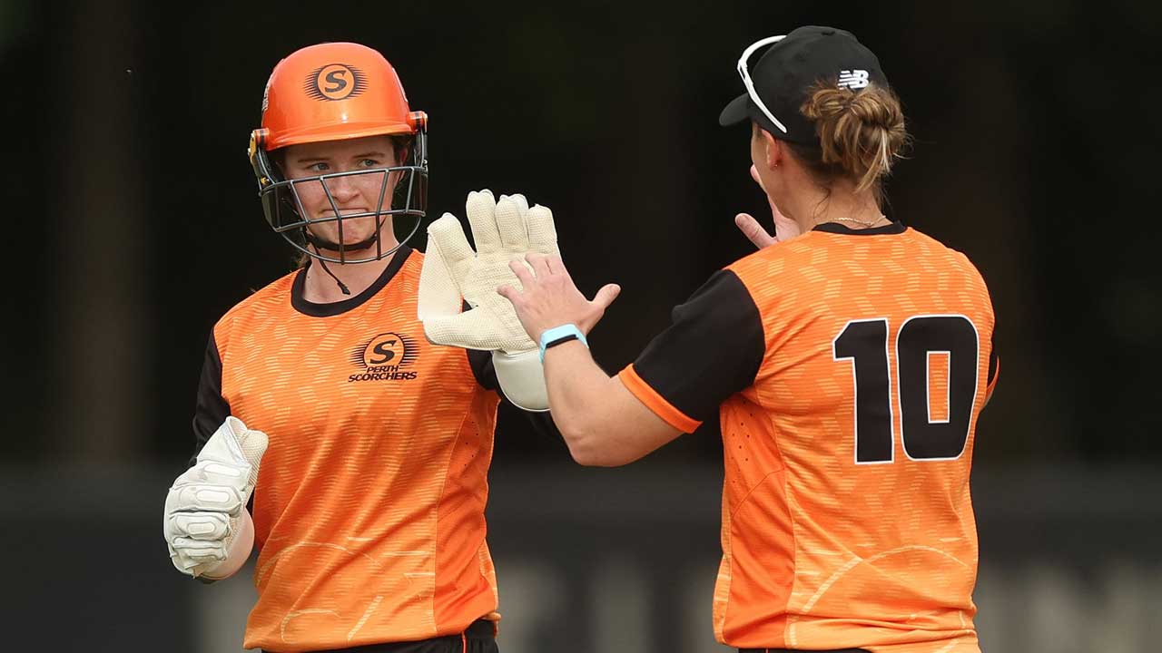 Perth Scorchers Beat Adelaide Strikers by 5 Wickets in T20 Spring Challenge Semi-Final. PC: Perth Scorchers / X