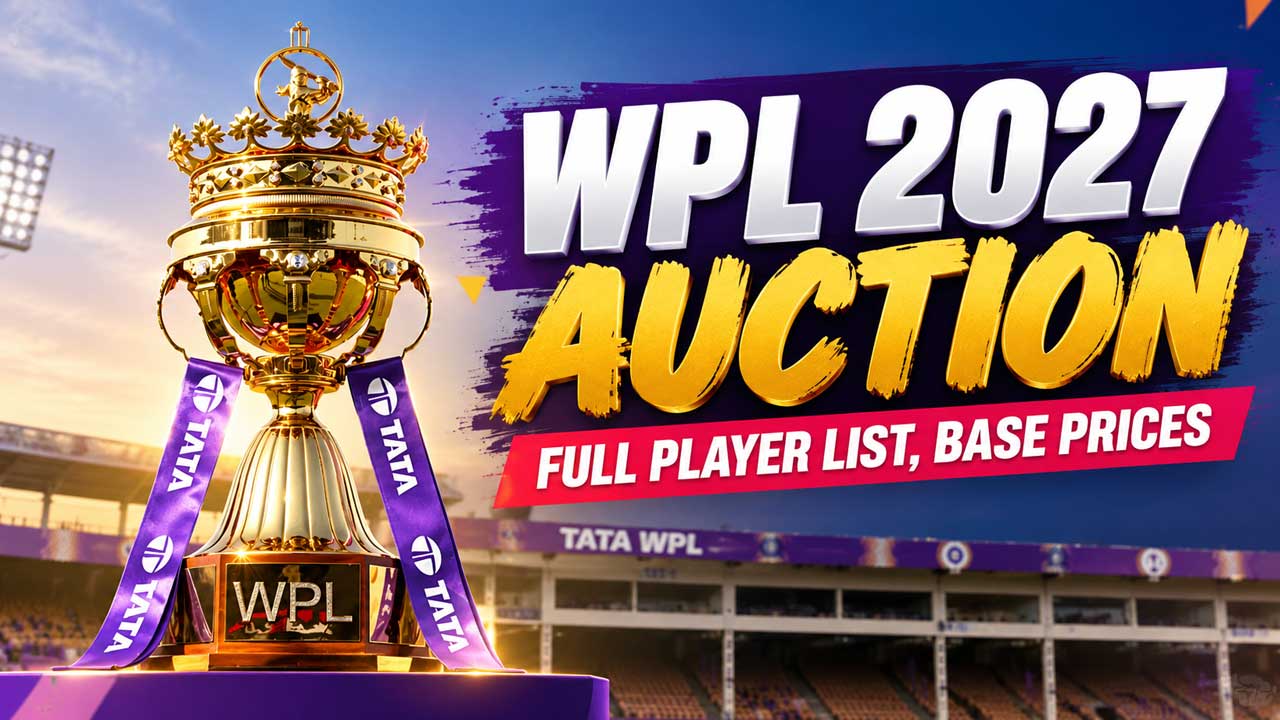 TATA WPL 2027 Auction: Full Player List, Base Prices and 27 Available Slots
