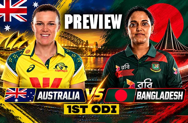 1st ODI: Australia Women vs Bangladesh Women – Squads, Players to Watch, Live Streaming, Pitch Report