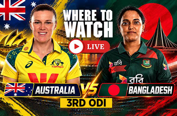 Where to Watch 3rd ODI – Australia Women vs Bangladesh Women? Live Streaming Details