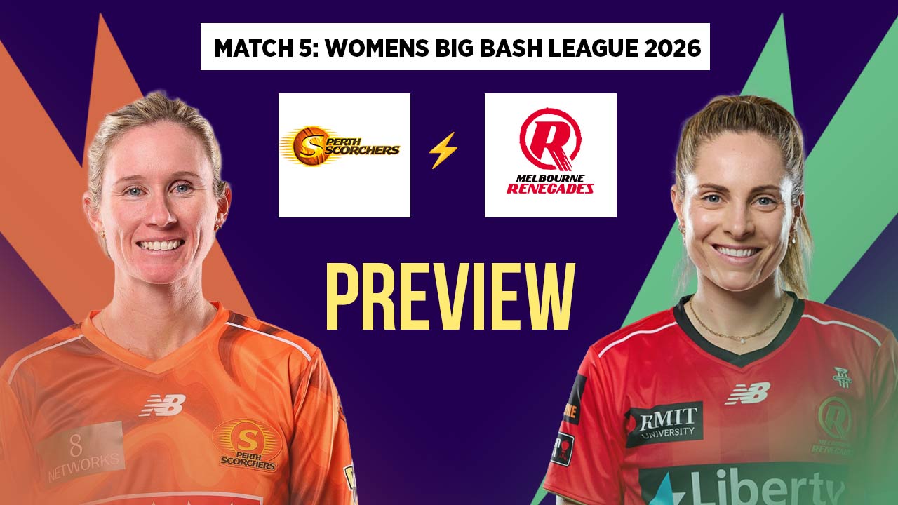 Match 5: Perth Scorchers Women vs Melbourne Renegades Women – Squads, Players to Watch, Live Streaming, Pitch Report