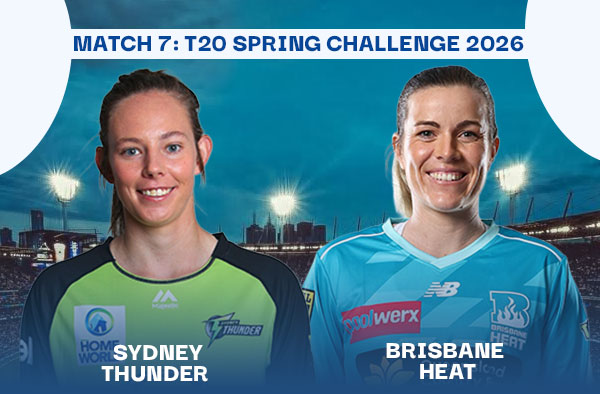 Match 7: Sydney Thunder Women vs Brisbane Heat Women – Squads, Players to Watch, Live Streaming, Pitch Report