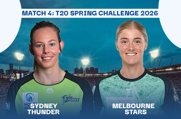 Match 4: Sydney Thunder Women vs Melbourne Stars Women – Squads, Players to Watch, Live Streaming, Pitch Report